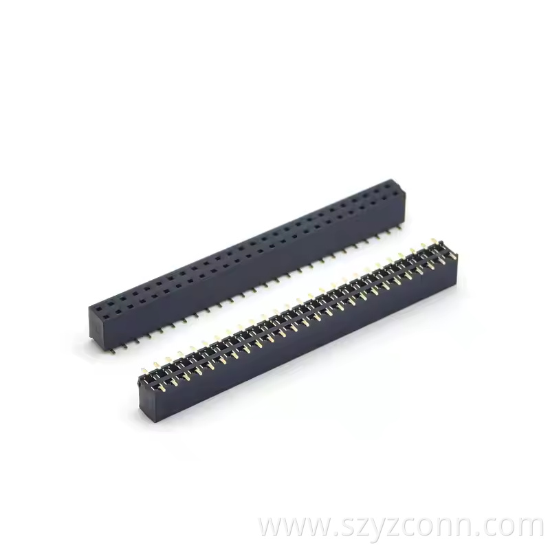 2.54mm Pitch Female Header Connector Dual Row SMT H8.5mm U Type 226P (4) 2.54mm Pitch Female Header Connector Dual Row SMT H8.5mm U Type 226P (4)